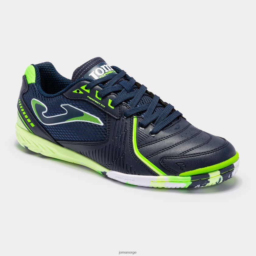 nei Joma futsal sko dribling 23 innendørs marineblå gul FBD0T01368