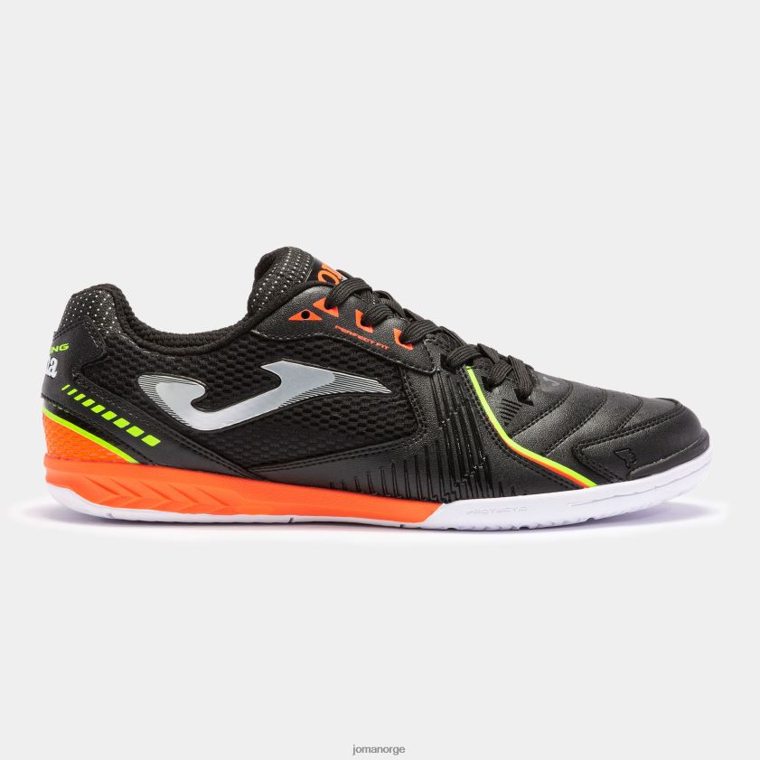 nei Joma futsal sko dribling 23 innendørs svart, rød FBD0T0185