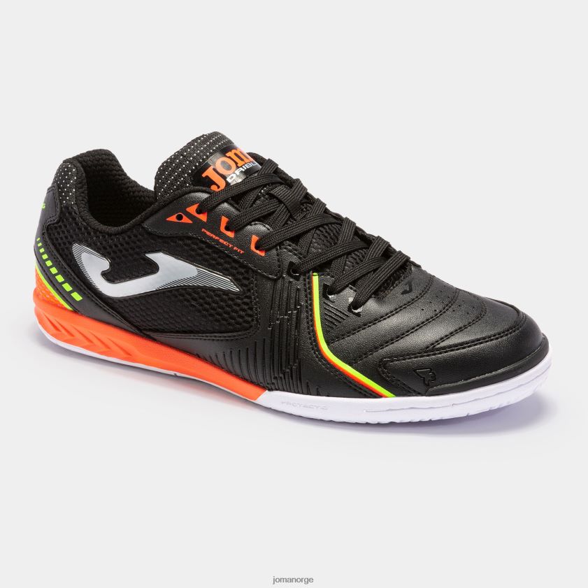 nei Joma futsal sko dribling 23 innendørs svart, rød FBD0T0185