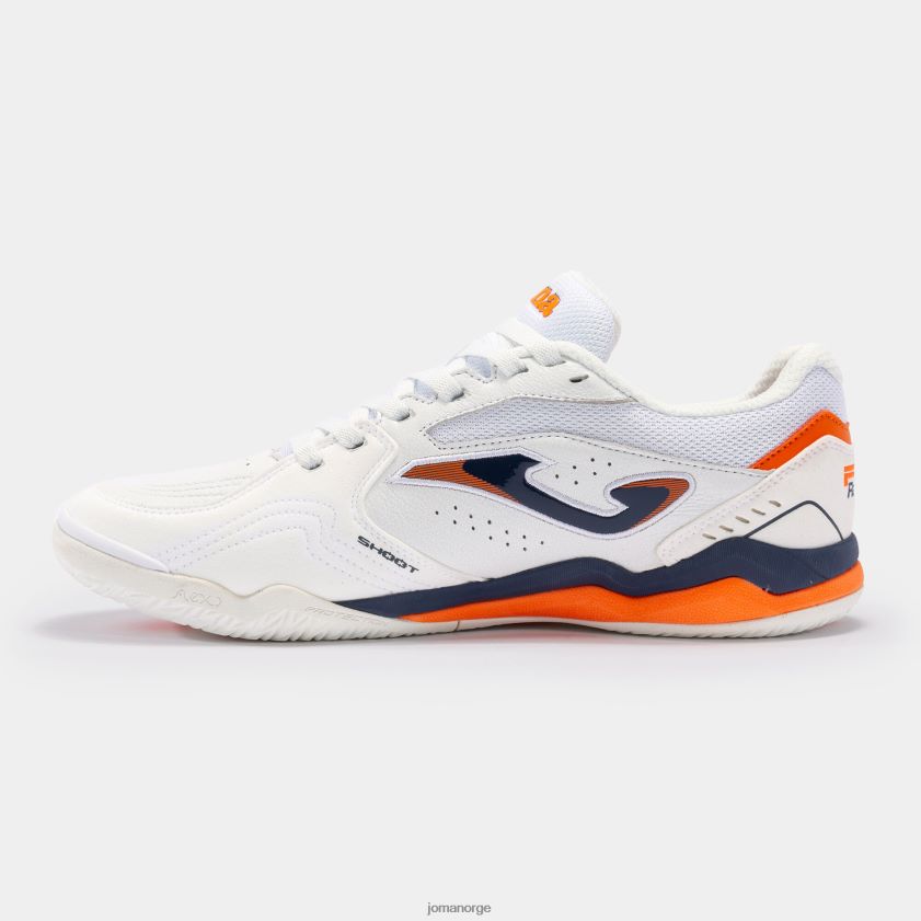 nei Joma futsal sko fs reactive 23 innendørs hvit marineblå FBD0T011