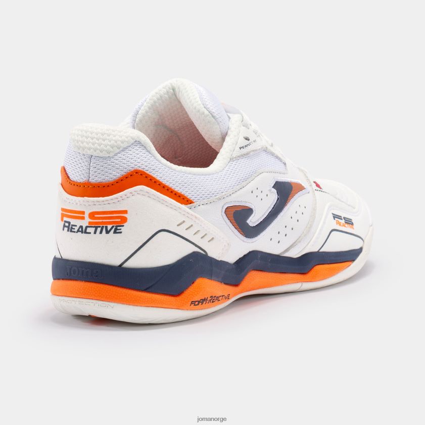 nei Joma futsal sko fs reactive 23 innendørs hvit marineblå FBD0T011