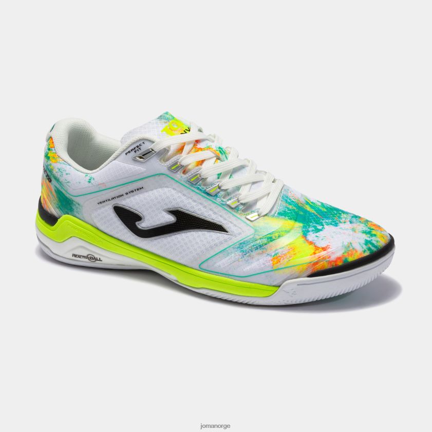 nei Joma futsal sko invicto 22 innendørs hvit FBD0T01201