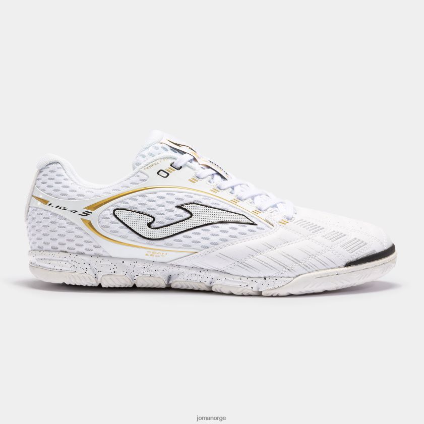 nei Joma futsal sko liga 5 23 innendørs hvit FBD0T0261