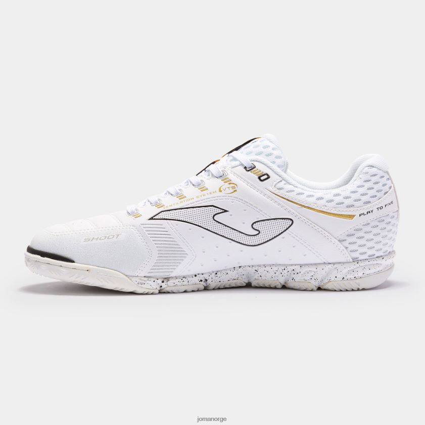 nei Joma futsal sko liga 5 23 innendørs hvit FBD0T0261