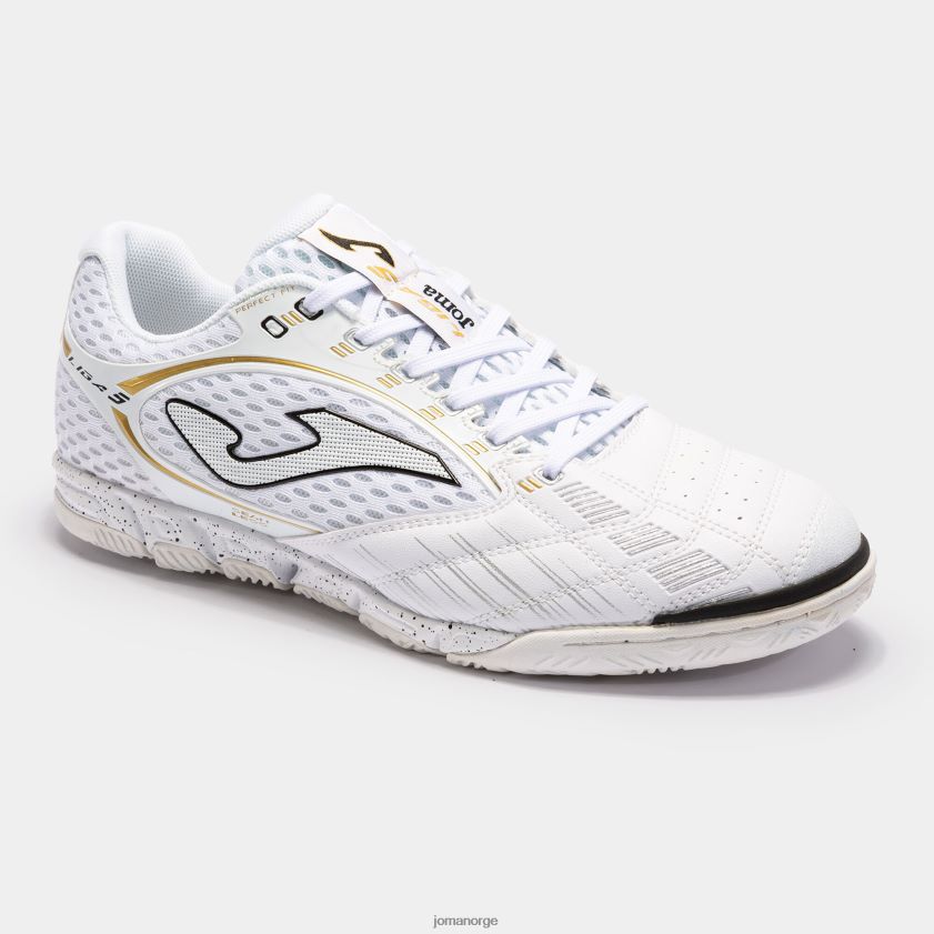 nei Joma futsal sko liga 5 23 innendørs hvit FBD0T0261