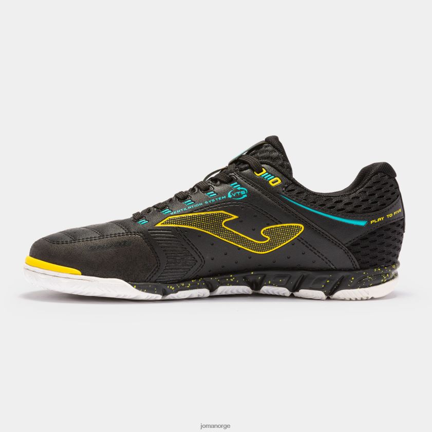 nei Joma futsal sko liga 5 23 innendørs svart FBD0T03938