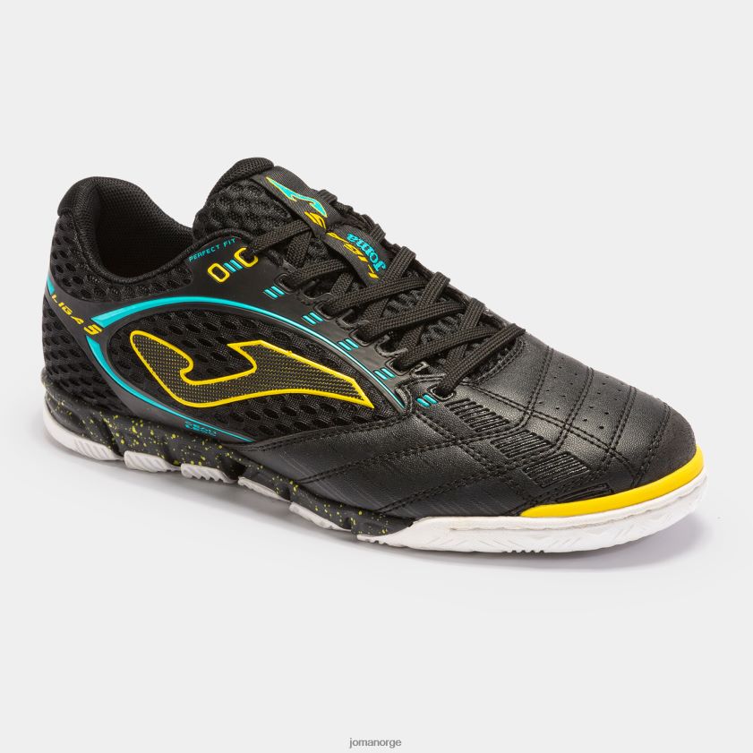 nei Joma futsal sko liga 5 23 innendørs svart FBD0T03938