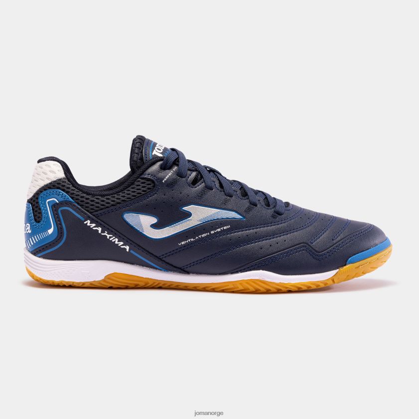 nei Joma futsal sko maxima 23 innendørs marineblå kongeblå FBD0T0907