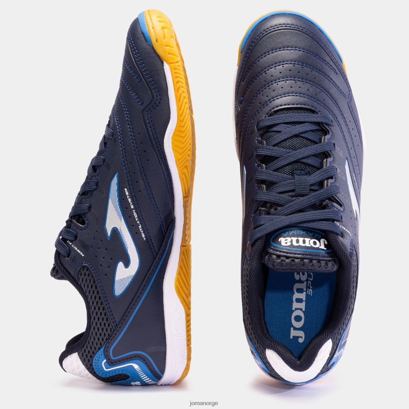nei Joma futsal sko maxima 23 innendørs marineblå kongeblå FBD0T0907