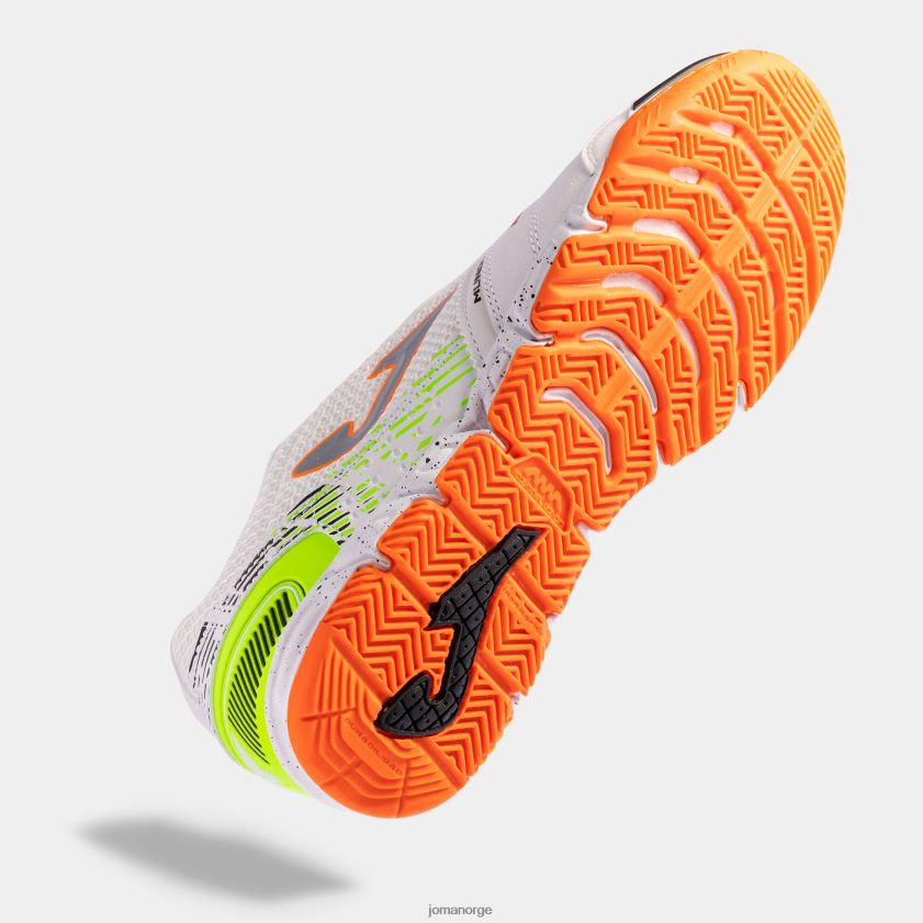 nei Joma futsal sko mundial 23 innendørs hvit korall FBD0T0107