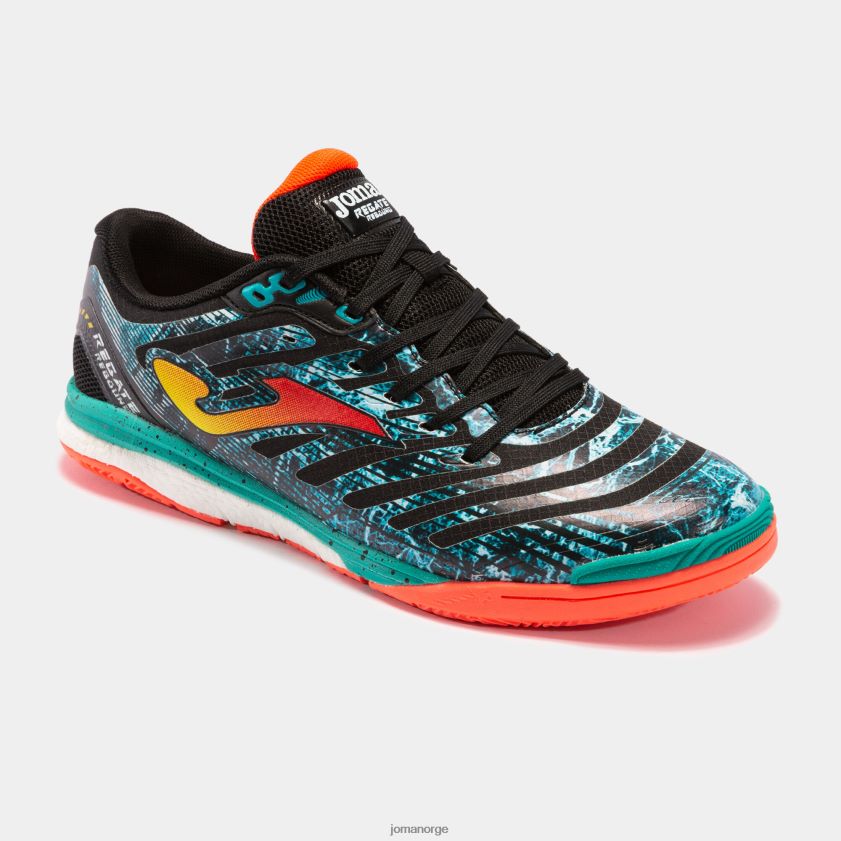 nei Joma futsal sko regate rebound 22 innendørs svart FBD0T0144