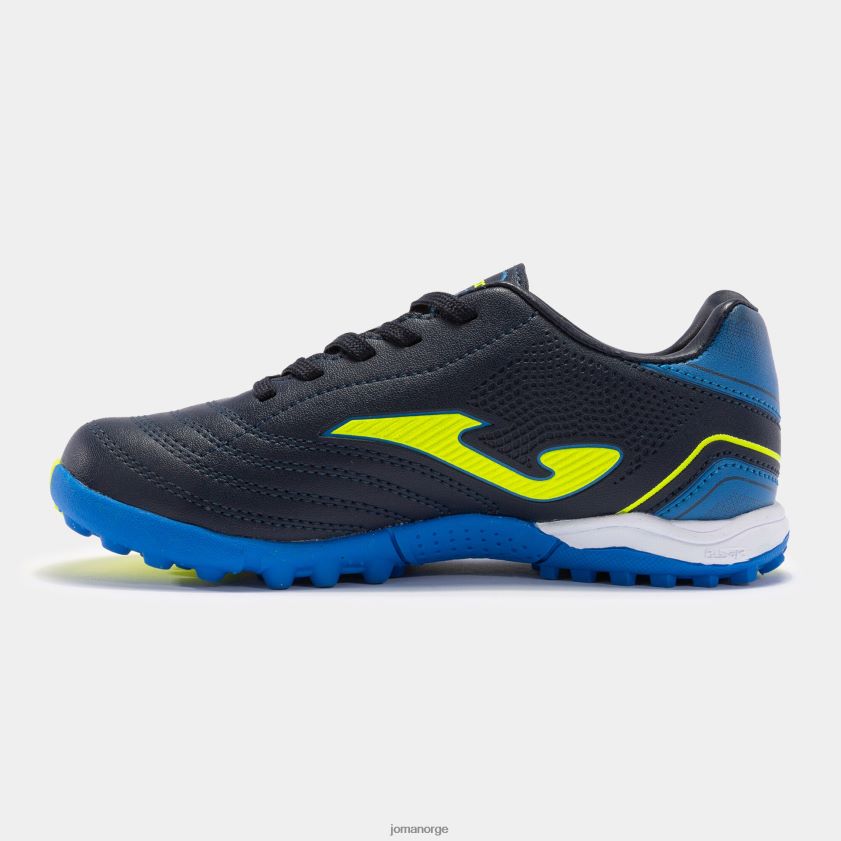 nei Joma futsal sko toledo jr 23 innendørs junior marineblå gul FBD0T02699