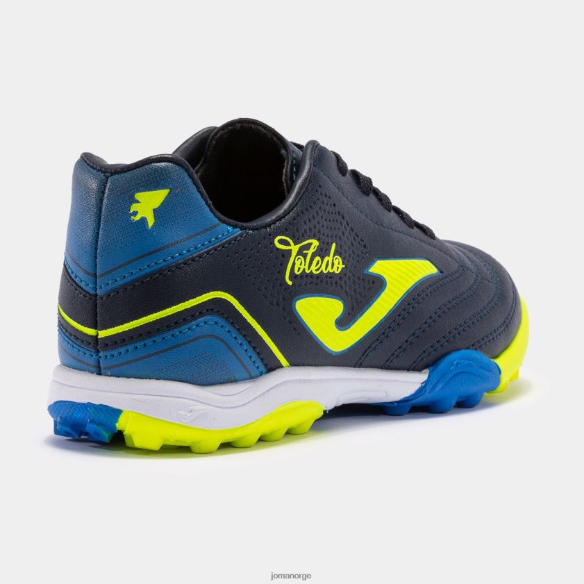 nei Joma futsal sko toledo jr 23 innendørs junior marineblå gul FBD0T02699