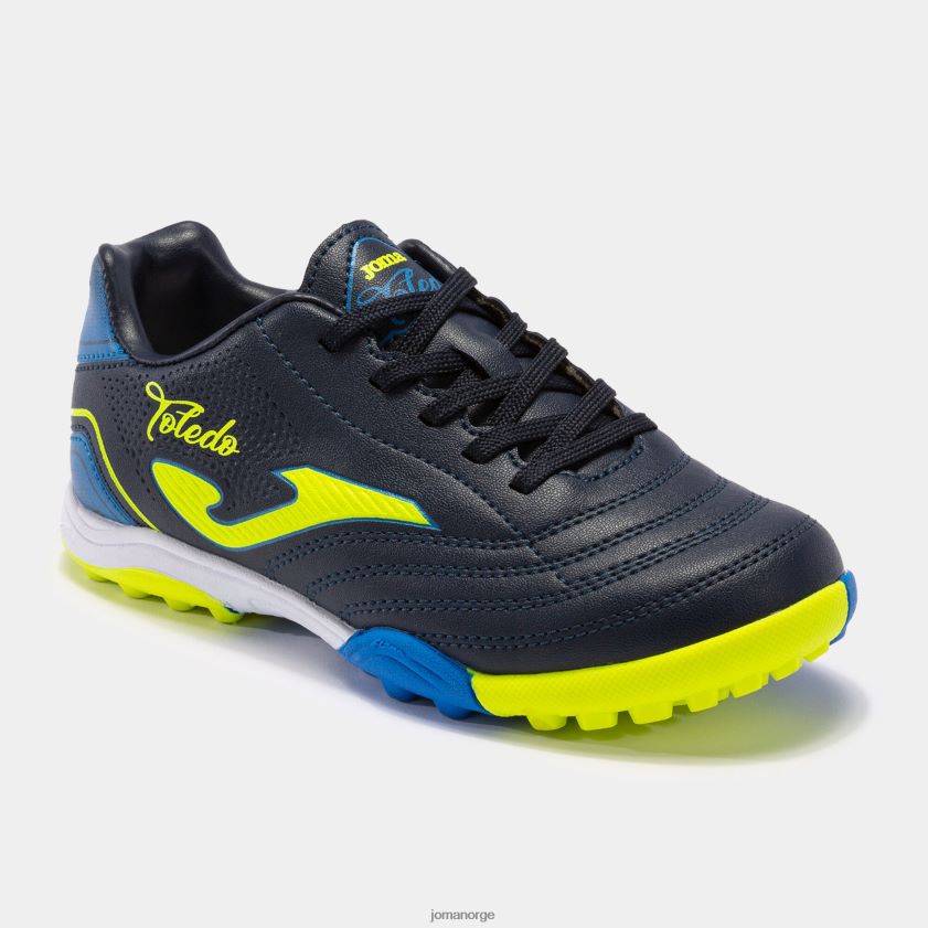 nei Joma futsal sko toledo jr 23 innendørs junior marineblå gul FBD0T02699
