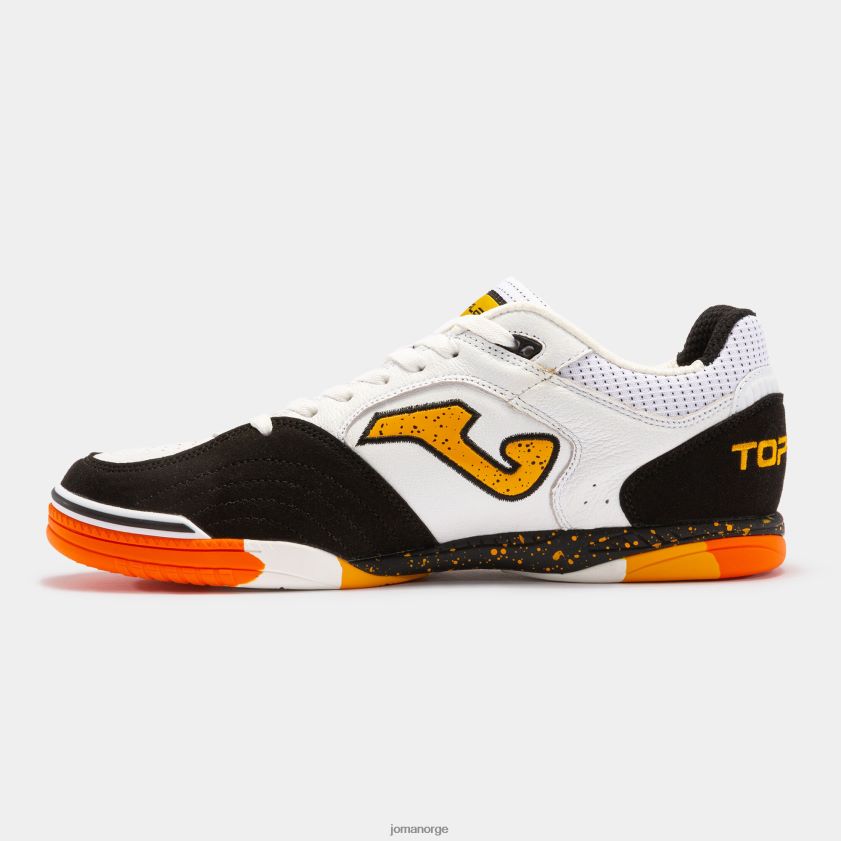 nei Joma futsal sko top flex 23 innendørs hvit svart FBD0T01198