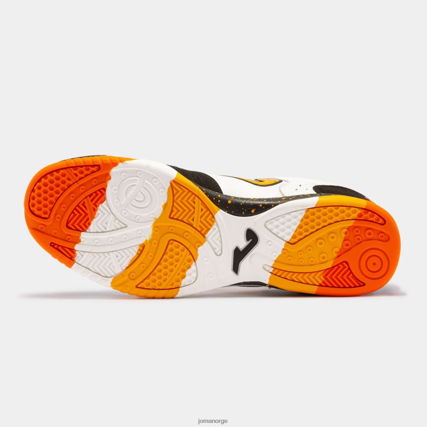 nei Joma futsal sko top flex 23 innendørs hvit svart FBD0T01198