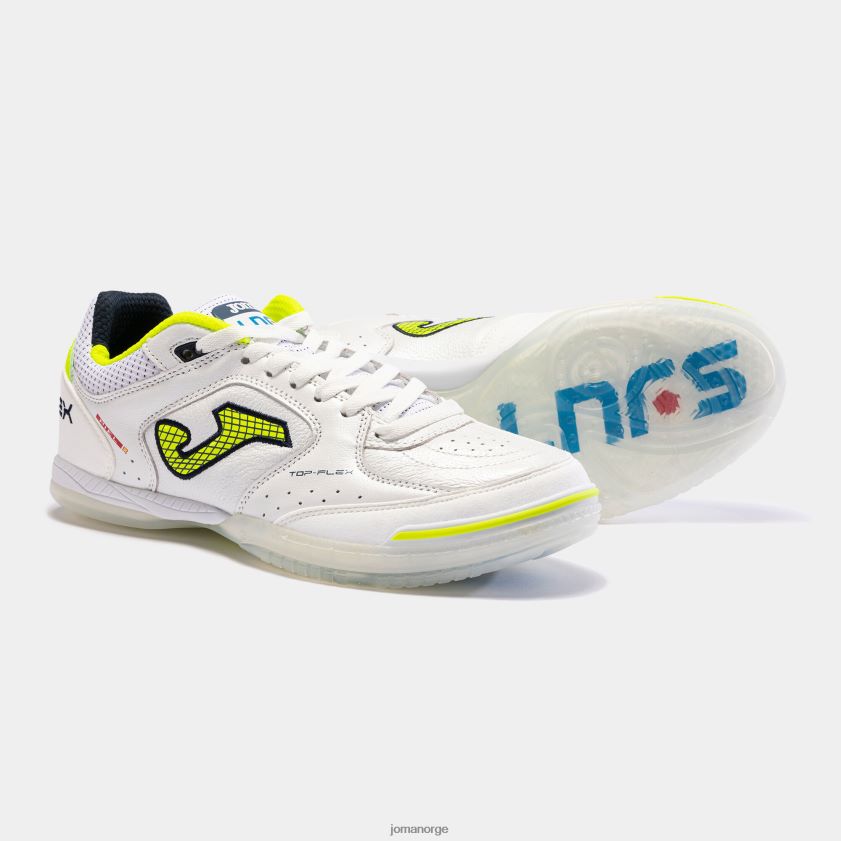nei Joma futsal sko top flex 23 innendørs lnfs hvit FBD0T023