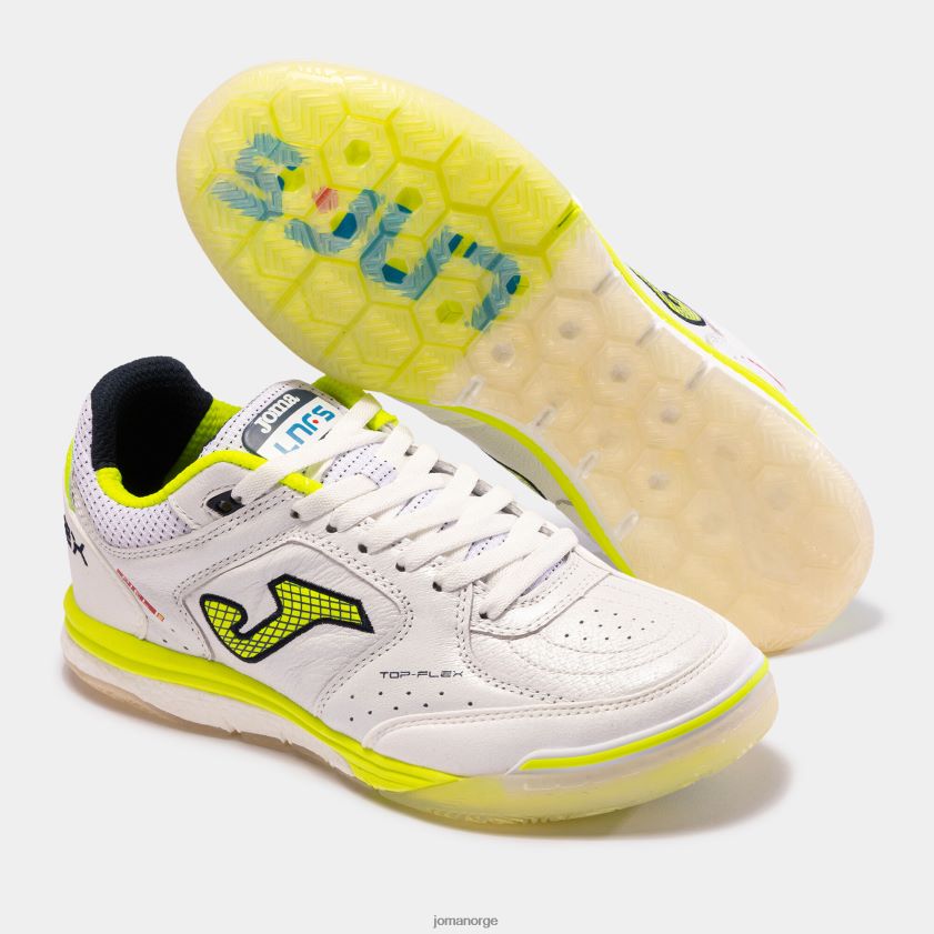 nei Joma futsal sko top flex rebound 23 innendørs lnfs hvit FBD0T09