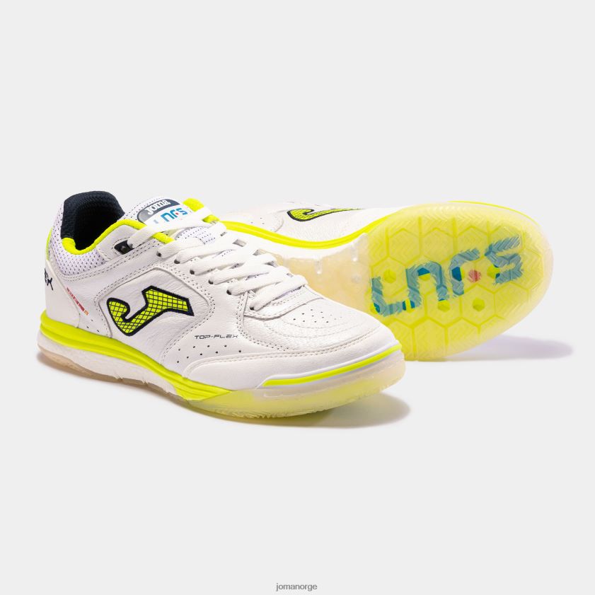 nei Joma futsal sko top flex rebound 23 innendørs lnfs hvit FBD0T09