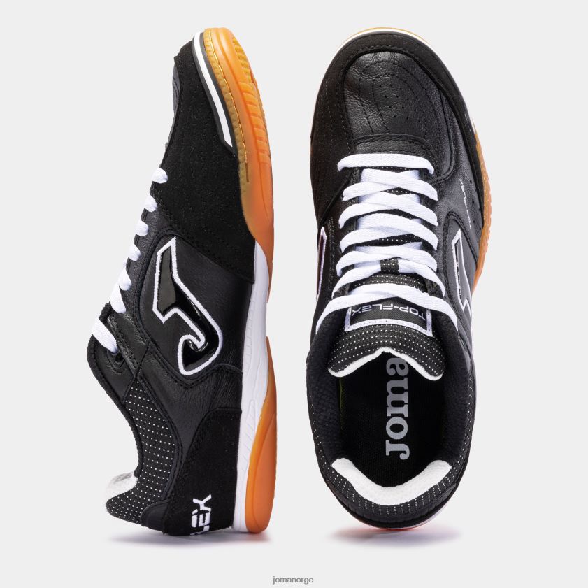 nei Joma futsalsko top flex 21 innendørs svart FBD0T02425