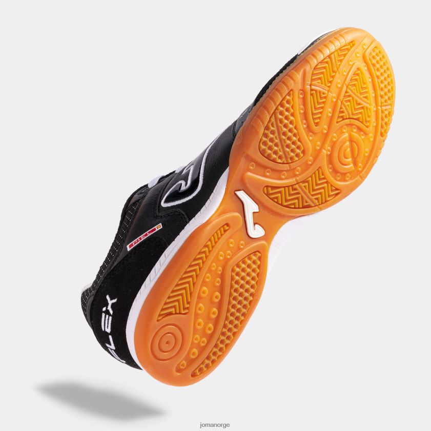 nei Joma futsalsko top flex 21 innendørs svart FBD0T02425