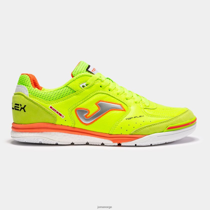 nei Joma futsalsko top flex rebound 23 innendørs fluorescerende grønn rød FBD0T01187