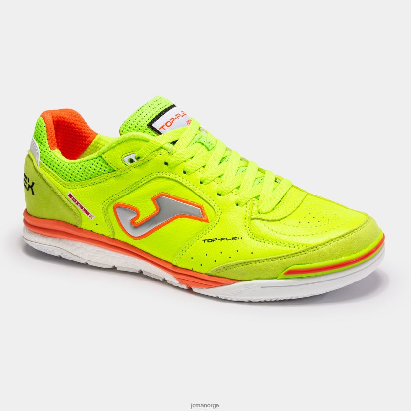 nei Joma futsalsko top flex rebound 23 innendørs fluorescerende grønn rød FBD0T01187