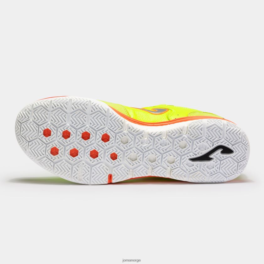 nei Joma futsalsko top flex rebound 23 innendørs fluorescerende grønn rød FBD0T01187