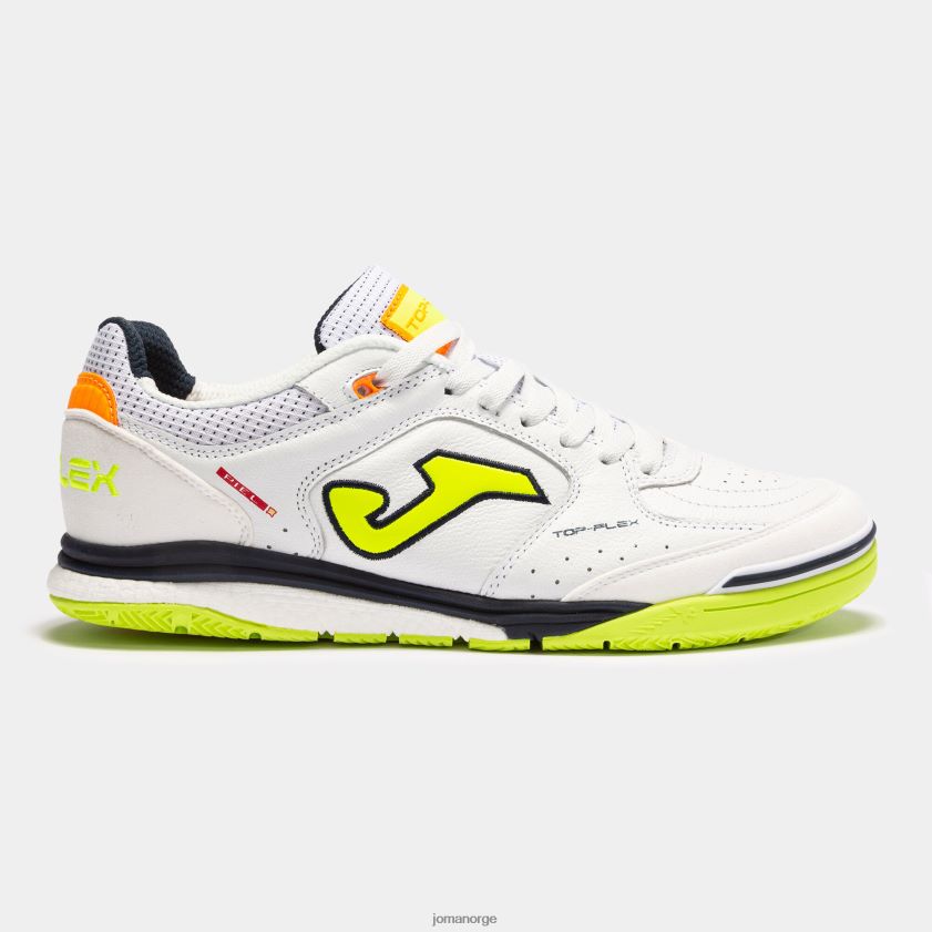 nei Joma futsalsko top flex rebound 23 innendørs hvit lime FBD0T0108