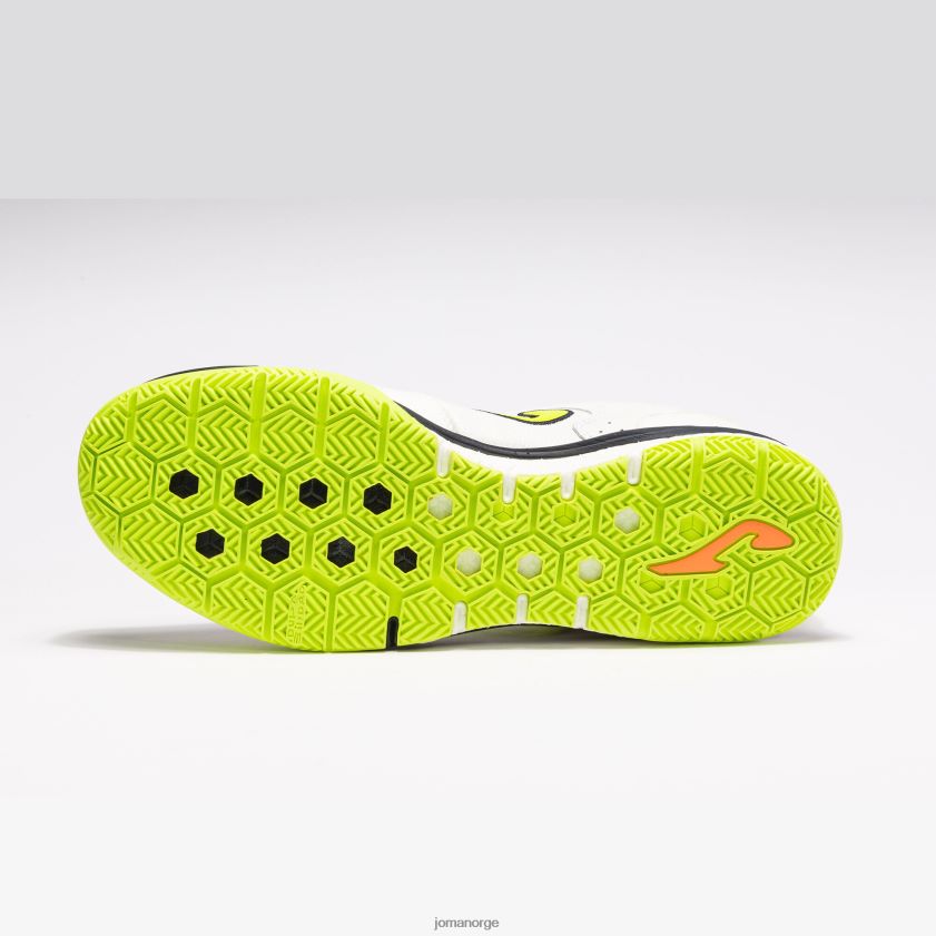 nei Joma futsalsko top flex rebound 23 innendørs hvit lime FBD0T0108