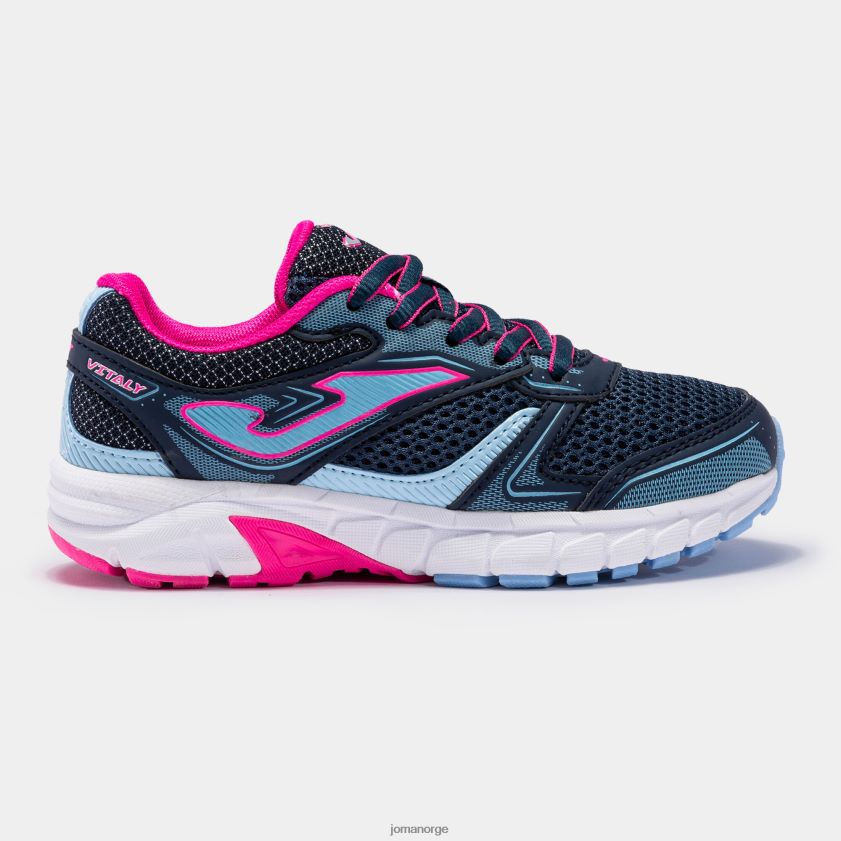 nei Joma joggesko vital 22 junior marineblå fuchsia FBD0T02736