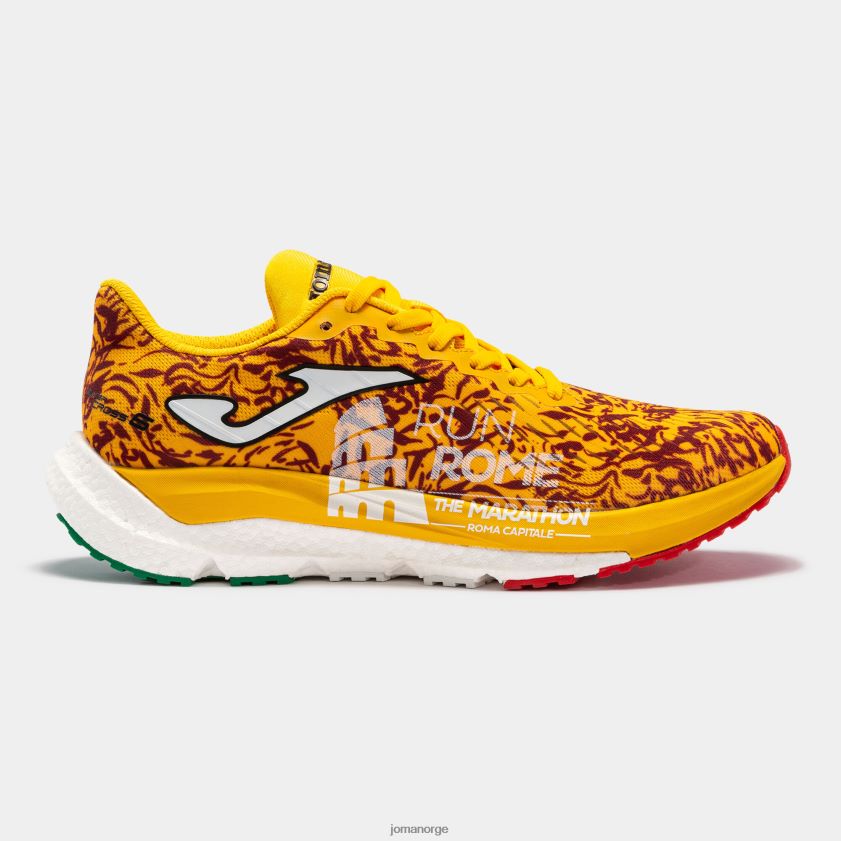 nei Joma løpesko r.supercross 23 roma maraton rødbrun gul FBD0T0141