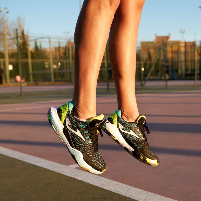 nei Joma sko punkt 22 hard court svart mx grønn FBD0T072