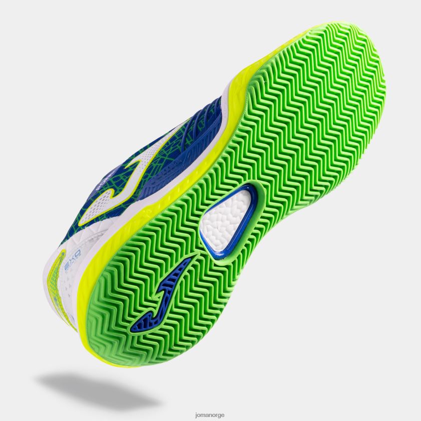 nei Joma sko punkt 22 leire kongeblå fluorescerende gul FBD0T02594