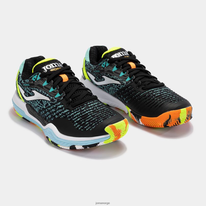 nei Joma sko punkt 22 leire svart mx grønn FBD0T02491