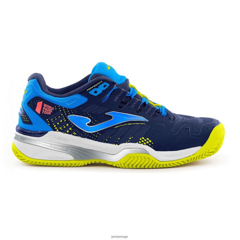 nei Joma sko slam jr 23 clay junior marineblå kongeblå FBD0T02726