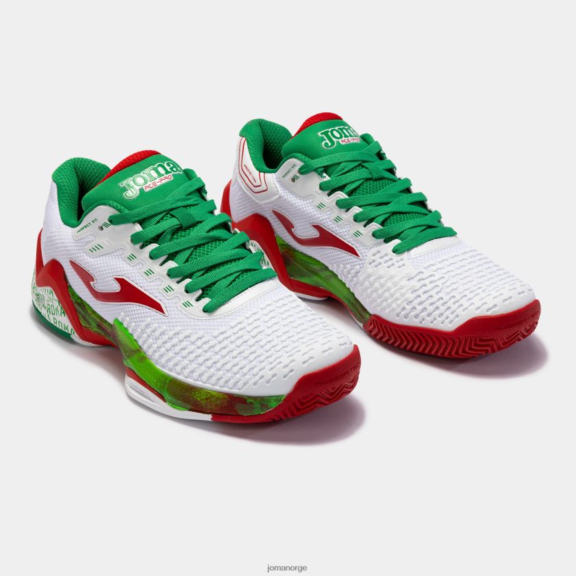 nei Joma sko t.ace 23 rome leire hvit rød FBD0T0115