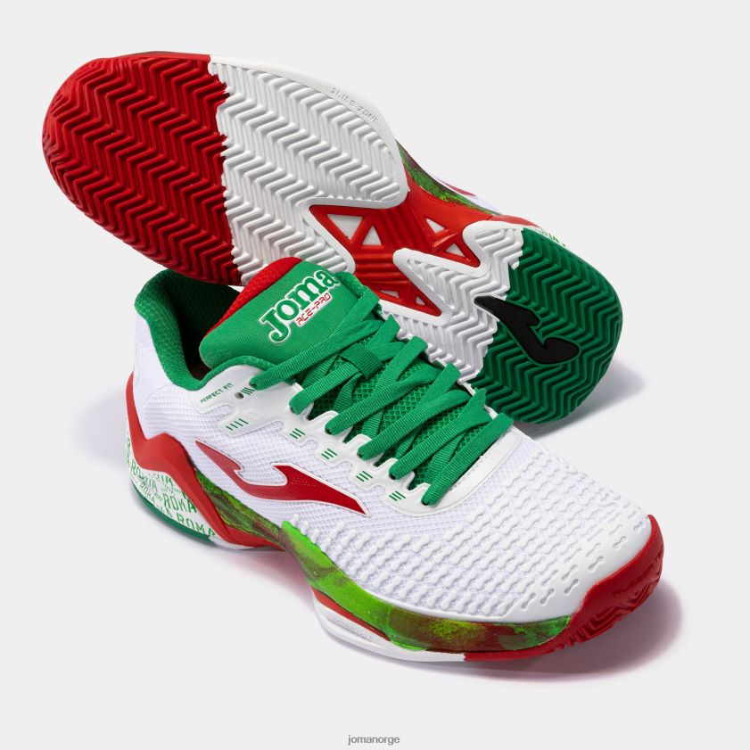 nei Joma sko t.ace 23 rome leire hvit rød FBD0T0115