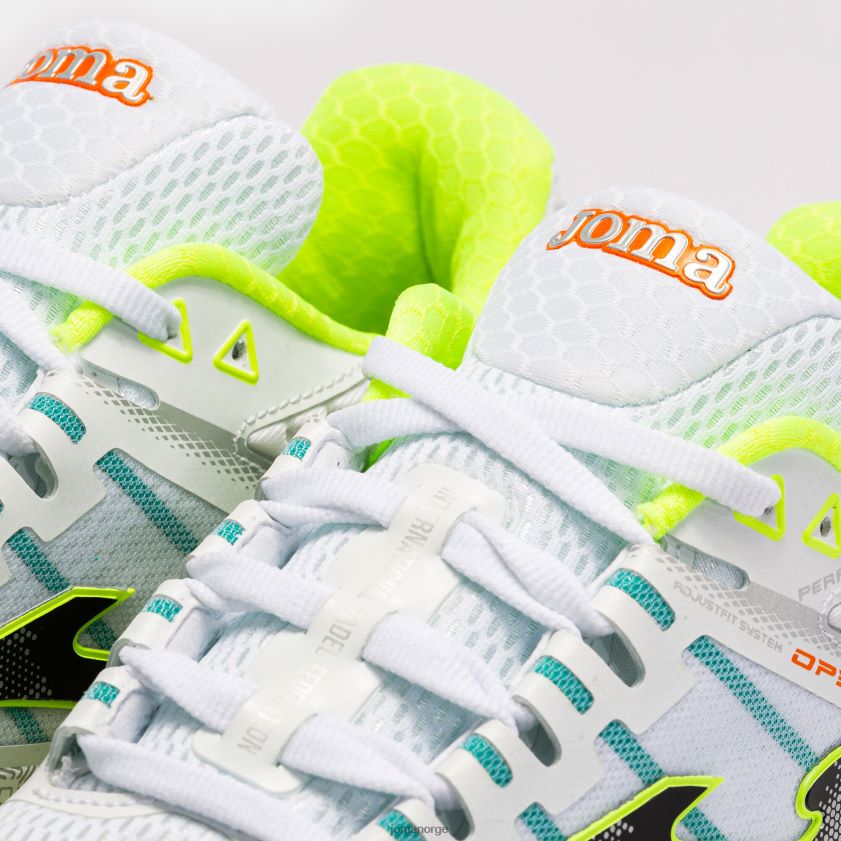 nei Joma sko t.open 23 international padel federation clay hvit lime FBD0T03494