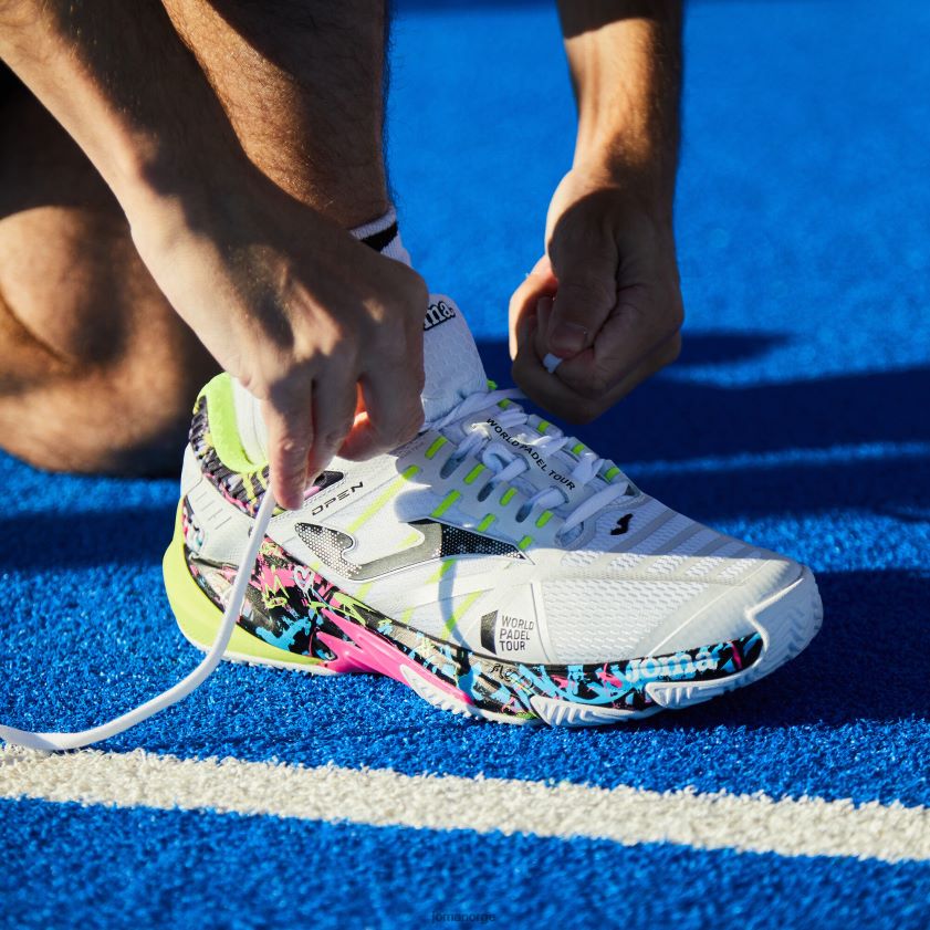 nei Joma sko t.open 23 world padel tour-wpt clay hvit FBD0T053