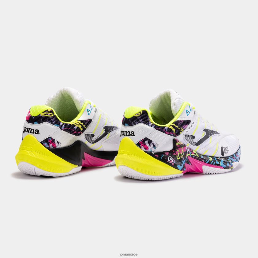 nei Joma sko t.open 23 world padel tour-wpt clay hvit FBD0T053
