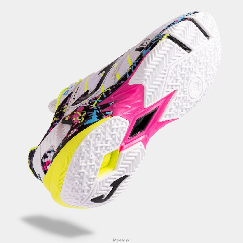 nei Joma sko t.open 23 world padel tour-wpt clay hvit FBD0T053