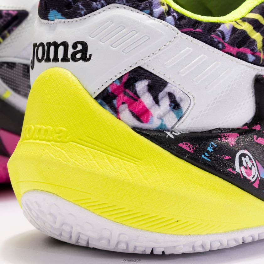 nei Joma sko t.open 23 world padel tour-wpt clay hvit FBD0T053