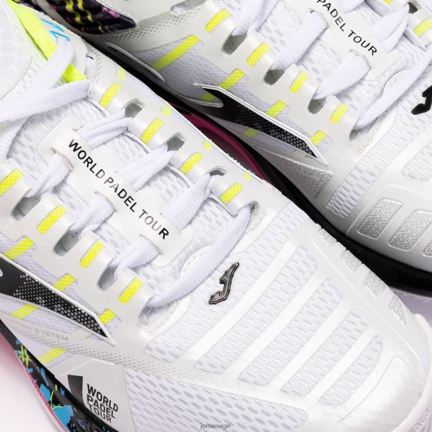 nei Joma sko t.open 23 world padel tour-wpt clay hvit FBD0T053