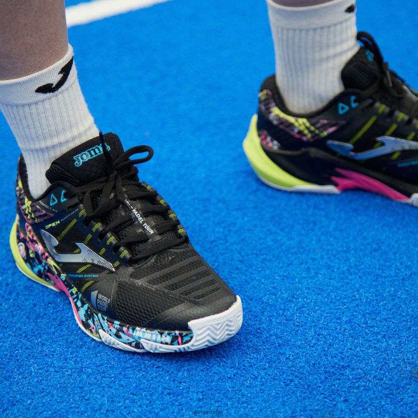 nei Joma sko t.open 23 world padel tour-wpt clay svart FBD0T032