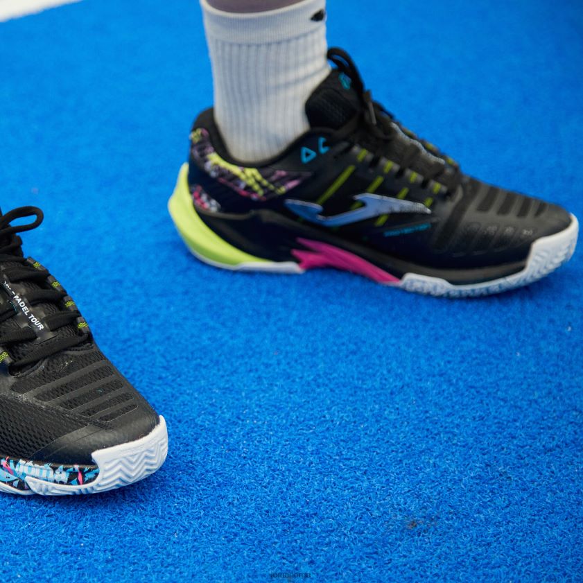 nei Joma sko t.open 23 world padel tour-wpt clay svart FBD0T032