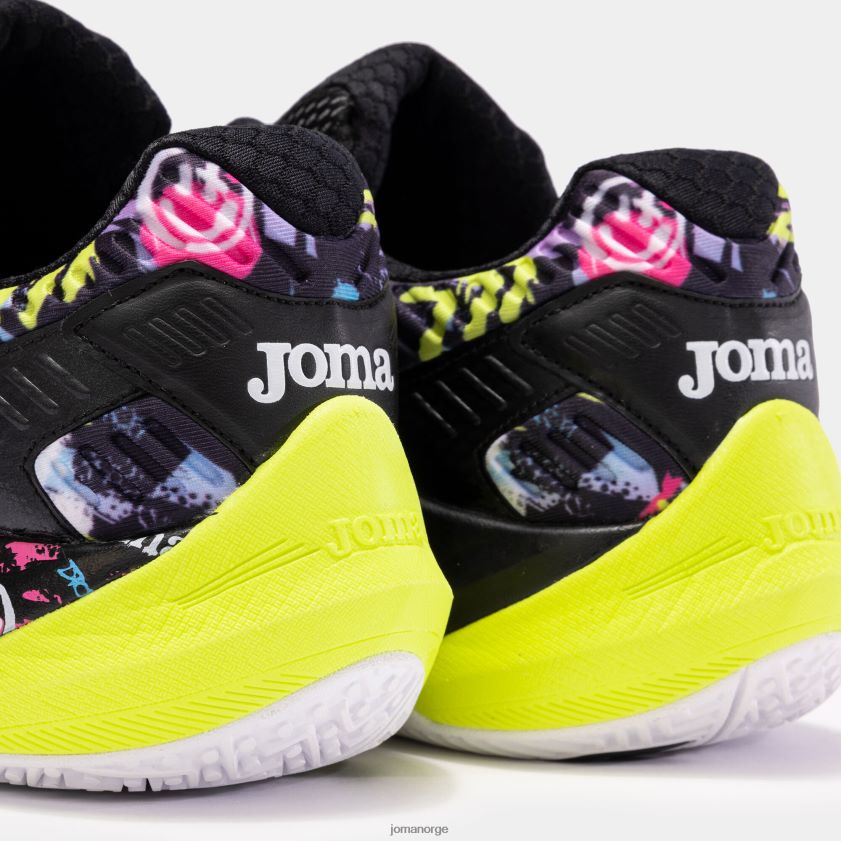 nei Joma sko t.open 23 world padel tour-wpt clay svart FBD0T032