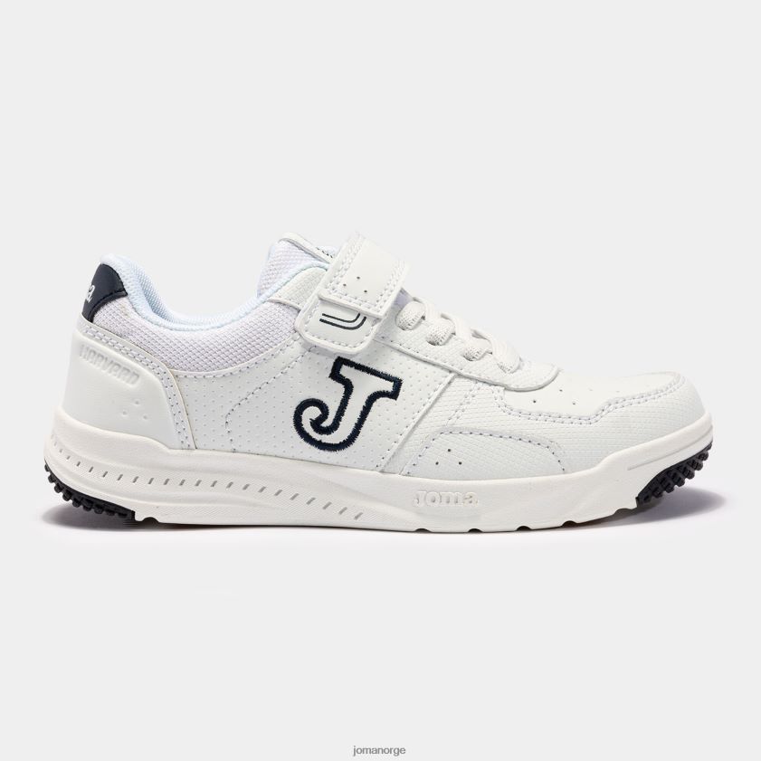 nei Joma fritidssko harvard 22 junior hvit marineblå FBD0T02743