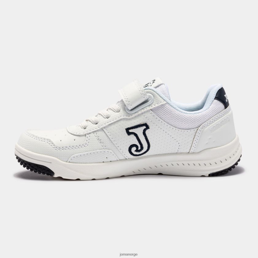 nei Joma fritidssko harvard 22 junior hvit marineblå FBD0T02743