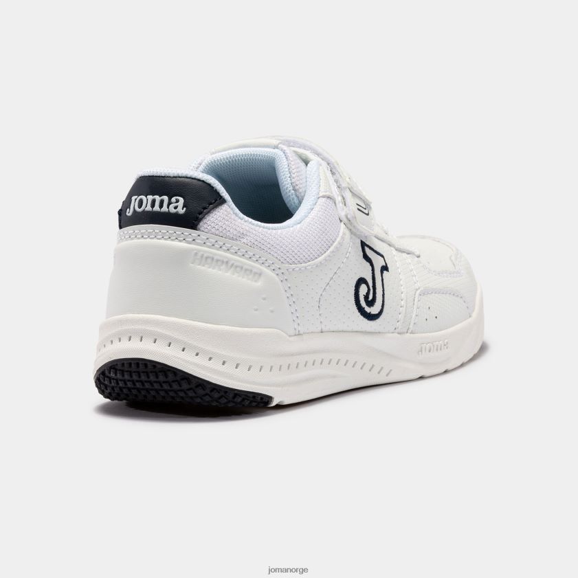 nei Joma fritidssko harvard 22 junior hvit marineblå FBD0T02743